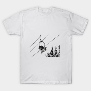 Couple ski lift T-Shirt